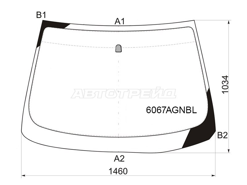 Стекло лобовое NISSAN TEANA 08-14