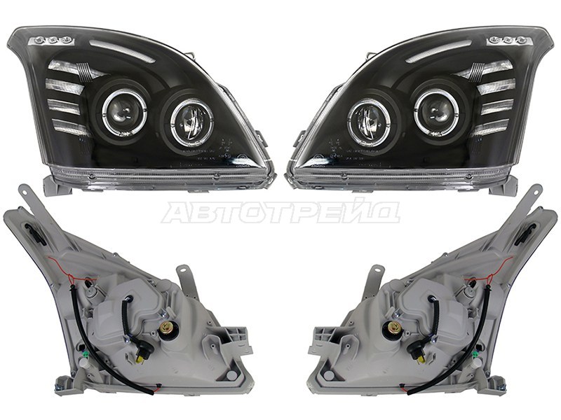 Фара Toyota Land Cruiser Prado (J120) 02-09 (Галоген / Комплект)