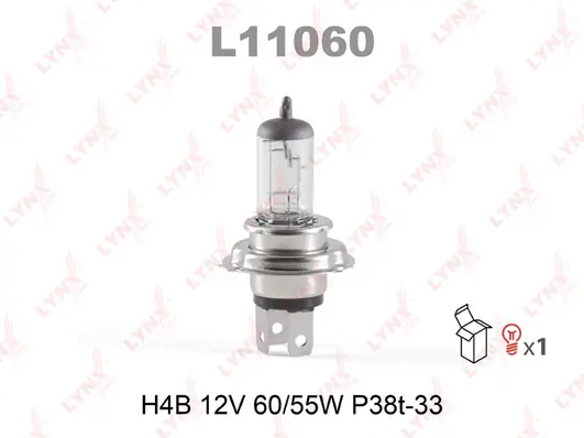 Лампа H4B 12V 60/55W