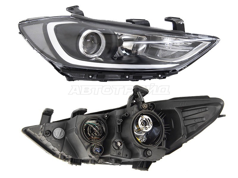 Фара Hyundai Elantra 15-19 (Справа / Галоген / под электрокорректор)
