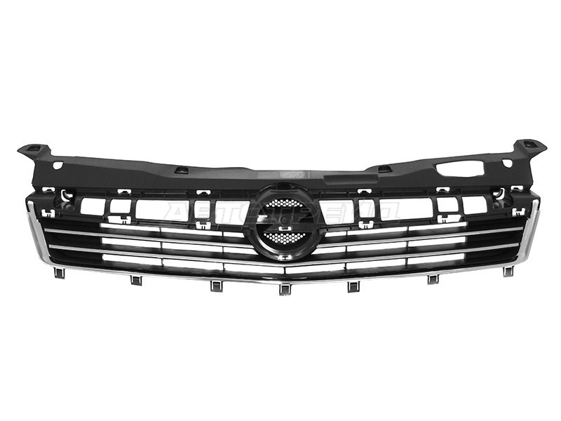 Решетка радиатора Opel Astra 06-13 / Astra Family 11-14 (с хром молдингом / 4D SED / 5D HBK / 5D WGN)