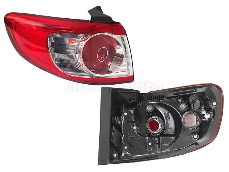 Фонарь задний Hyundai Santa Fe 09-12 (Слева)