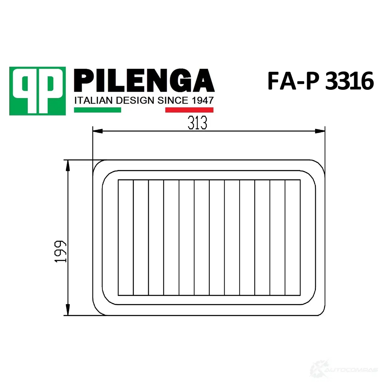Pilenga FAP3316 — Фильтр воздушный
