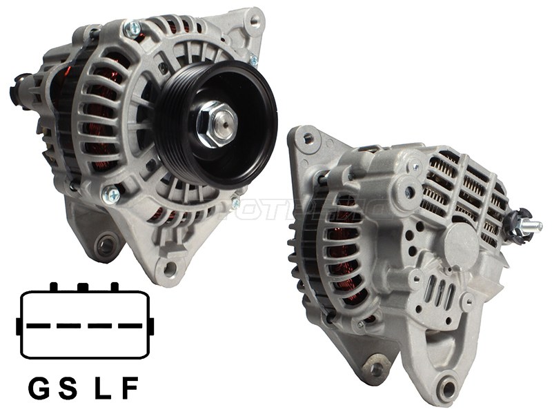 Генератор Mitsubishi Lancer 03-10 / Outlander 02-09 (4G63 12V 110A)