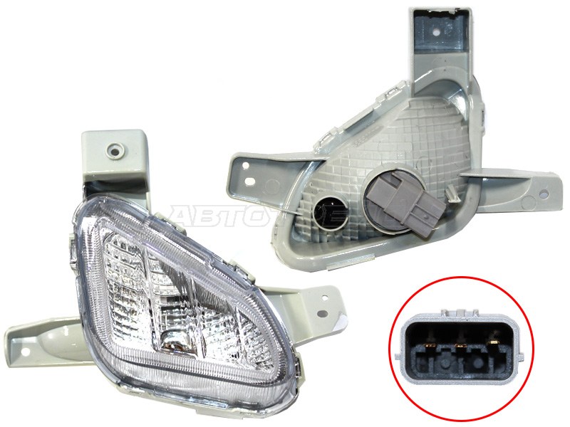 Фара противотуманная (Слева) Hyundai Sonata 17-19