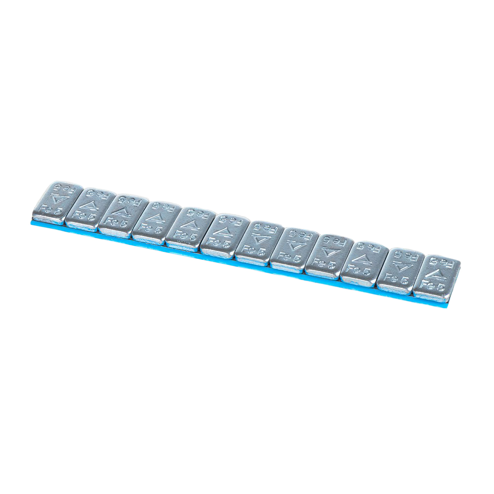 ARNEZI R7950503 — Грузик балансировочный самоклеящийся 5г х 12шт (60г) оцинкованная сталь с фаской (Finger Lift)