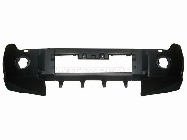 Бампер передний Mitsubishi Pajero 06-11 (Под омыватели фар)