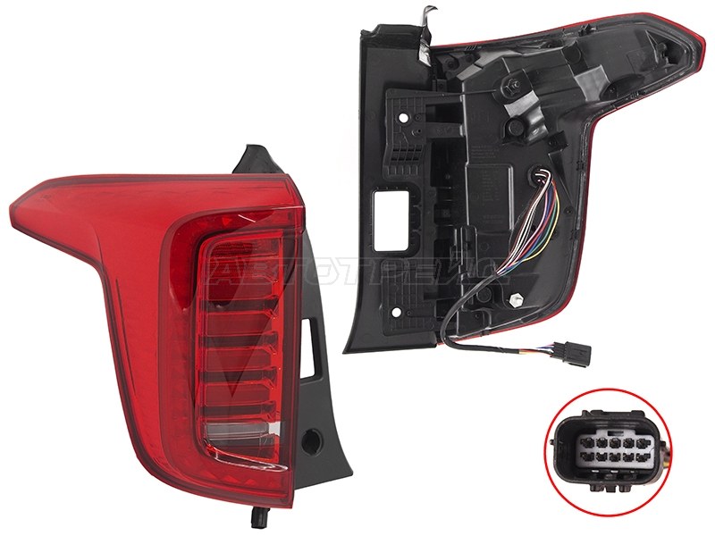 Фонарь задний Haval Jolion 20- (Слева / LED)