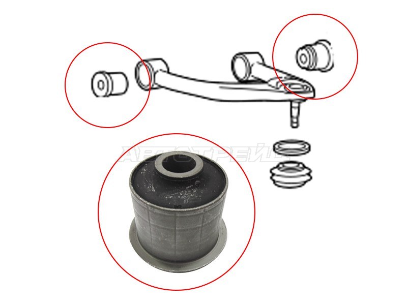 Сайлентблок рычага Toyota Land Cruiser (J200) 07-21 / Lexus LX 07-23