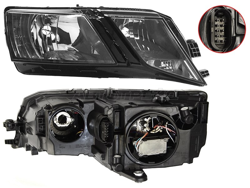 Фара Skoda Octavia 16-20 (Справа / Галоген / ДХО / С электрокорректором)