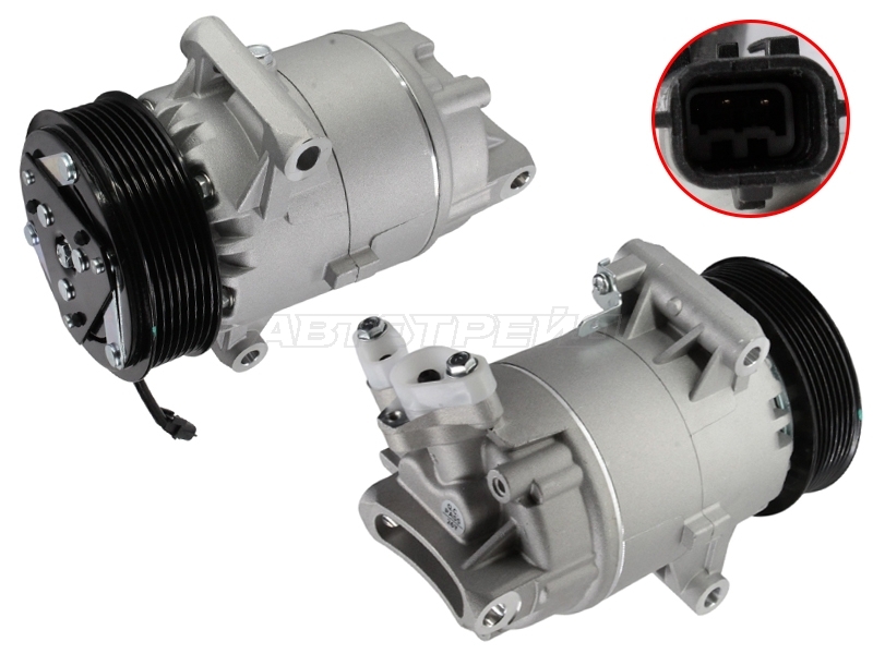 Компрессор кондиционера Nissan Qashqai 06-13 / Qashqai+2 08-14