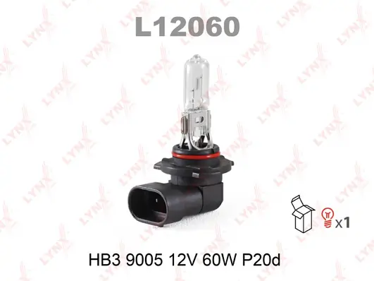 Лампа HB3 9005 12V60W P20D