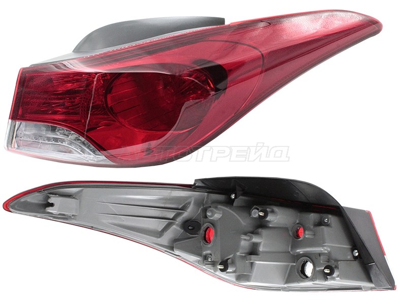 Фонарь задний Hyundai Elantra 10-13 / Avante 10-13 (Справа / 4D SED)