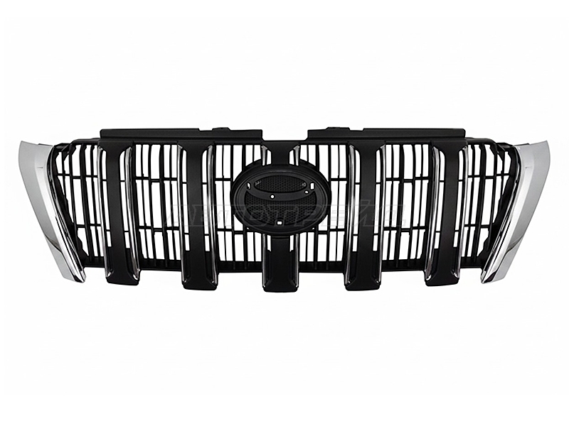 Решетка радиатора Toyota Land Cruiser Prado (J150) 13-17 (Чёрная)