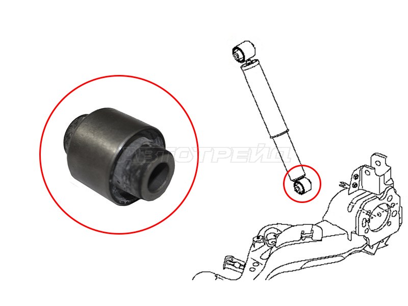 Сайлентблок Nissan Qashqai 06-13 / X-Trail 07-15