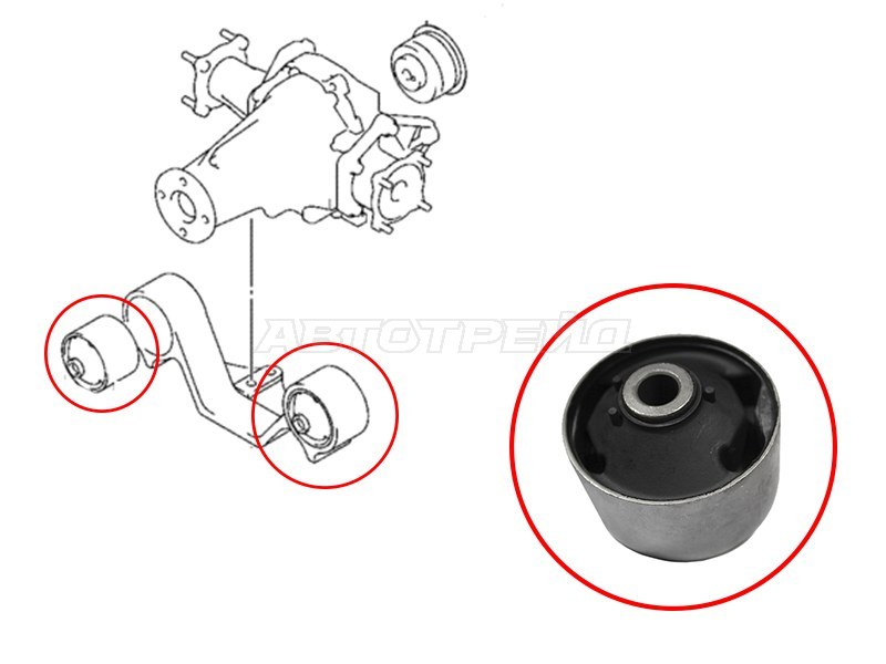 Сайлентблок Suzuki Escudo 05-08 / Grand Vitara 05-16