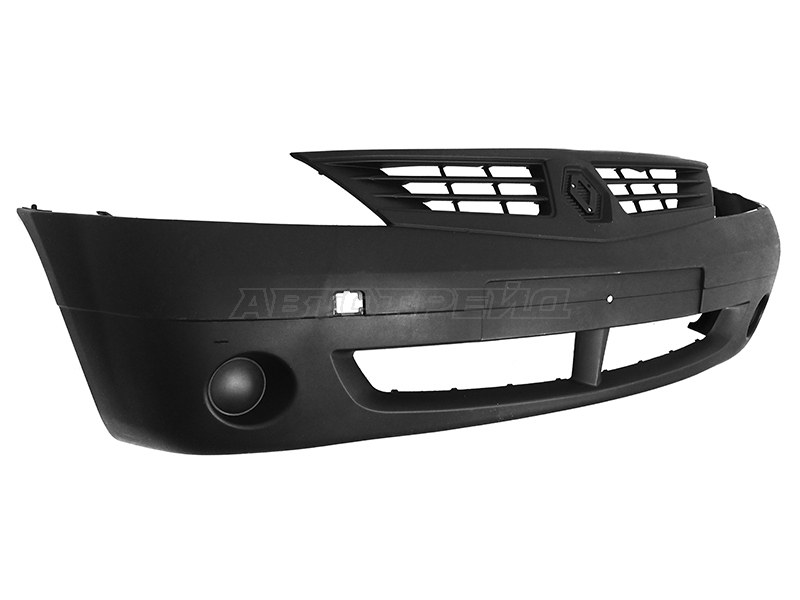 Бампер передний Renault Logan 04-09 (С отверстием под крюк)
