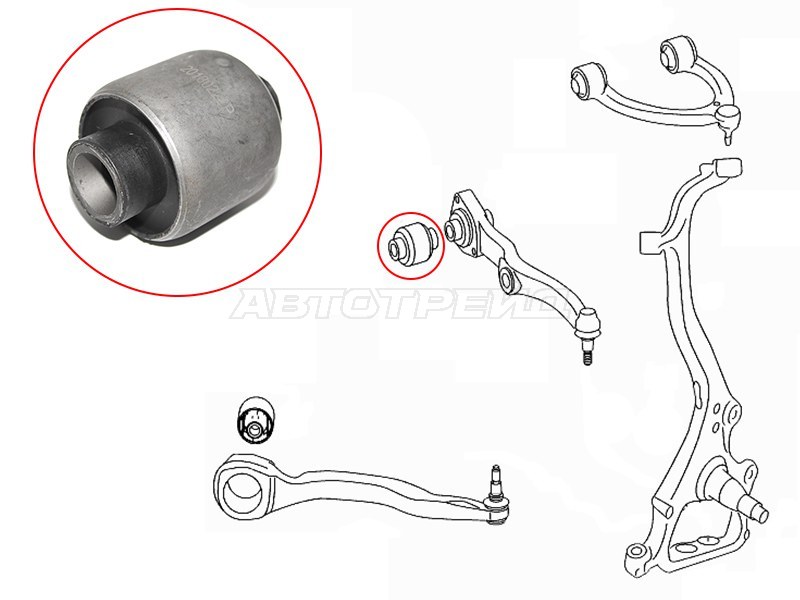 Сайлентблок Mercedes-Benz S-Class 05-13 / CL-Class 06-14