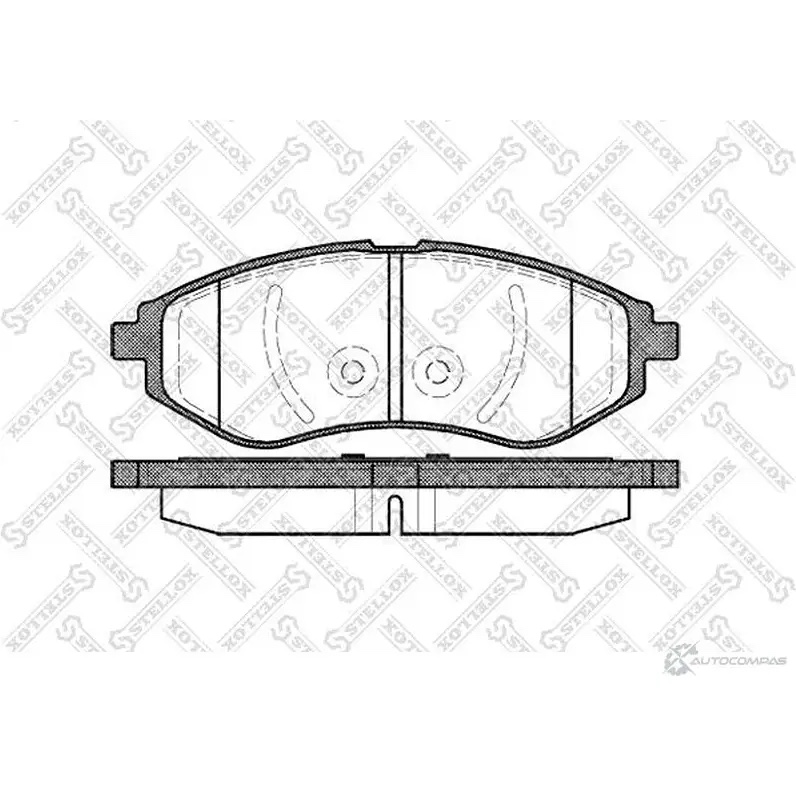 Колодки дисковые п. Daewoo Kalos 1.2i/1 · перед
