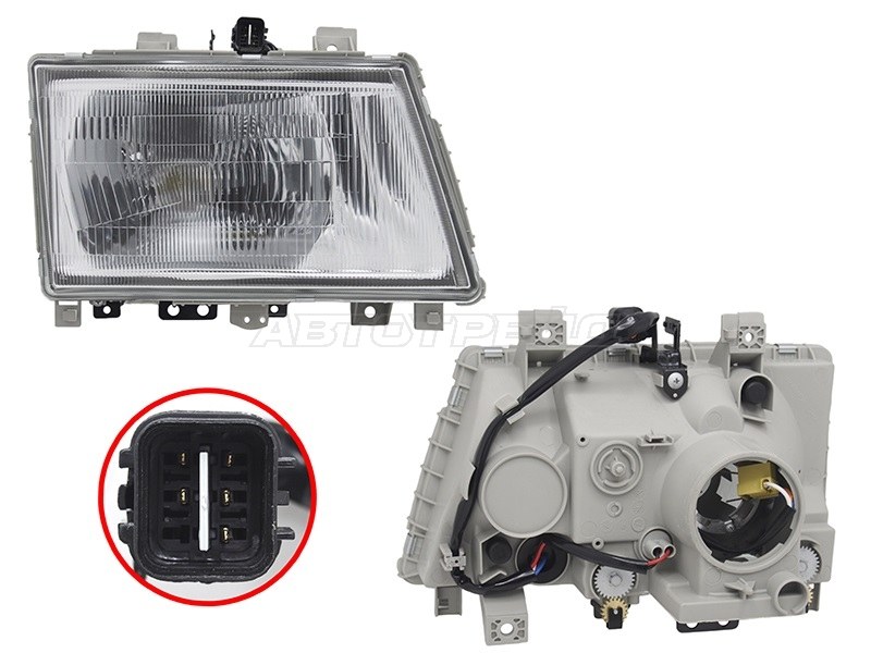 Фара Mitsubishi Fuso Canter FE7 02-12 / Fuso Canter FE8 02-12 (Справа)