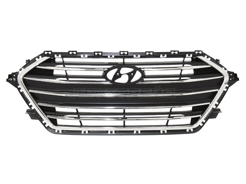 Решетка радиатора Hyundai Elantra 15-19 (Хром)