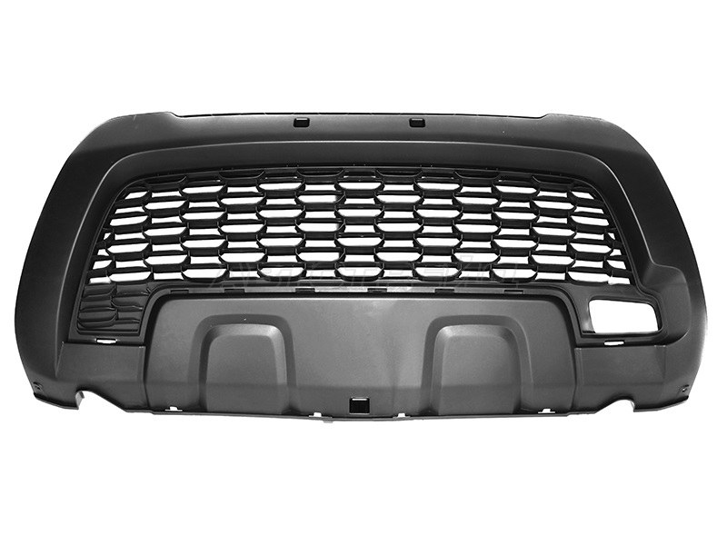 Решетка в бампер Renault Duster 15-21 (Комплектация под буксировочный крюк)
