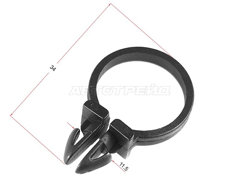 Клипса (трубки эл. проводки (Продажа по 10 шт.))