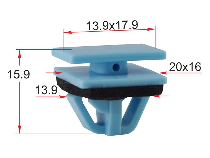 Клипса (молдинга кузова HYUNDAI / KIA (Продажа по 10 шт.))