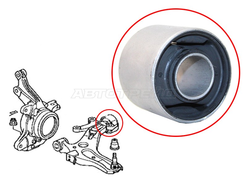 Сайлентблок рычага Honda Airwave 05-10 / Partner 06-10
