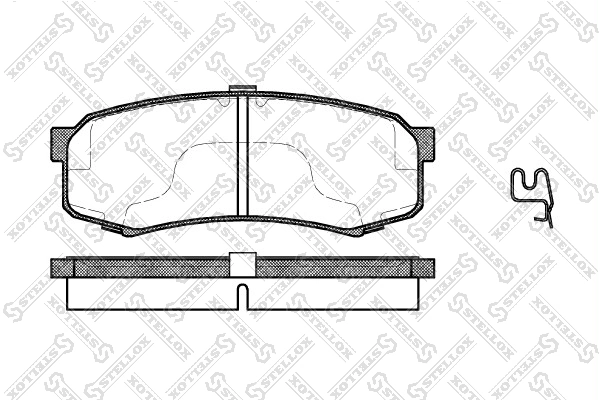 Колодки дисковые з. Toyota Land Cruiser · зад