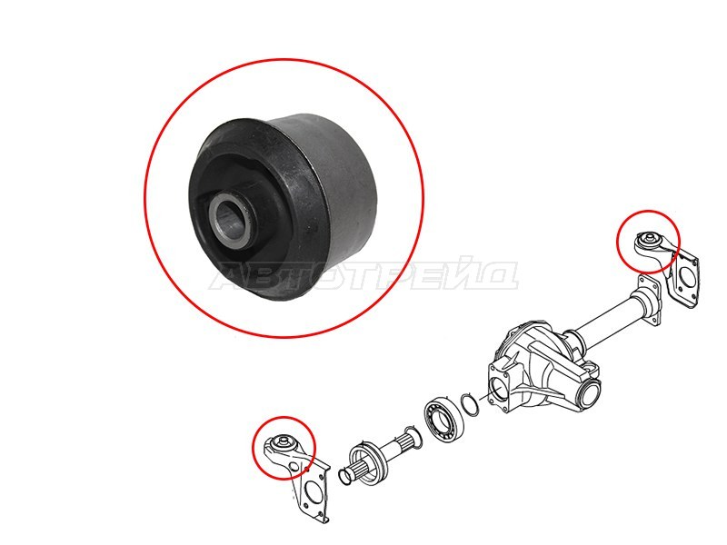 Сайлентблок SsangYong Actyon 05-10 / Actyon Sports 06-16