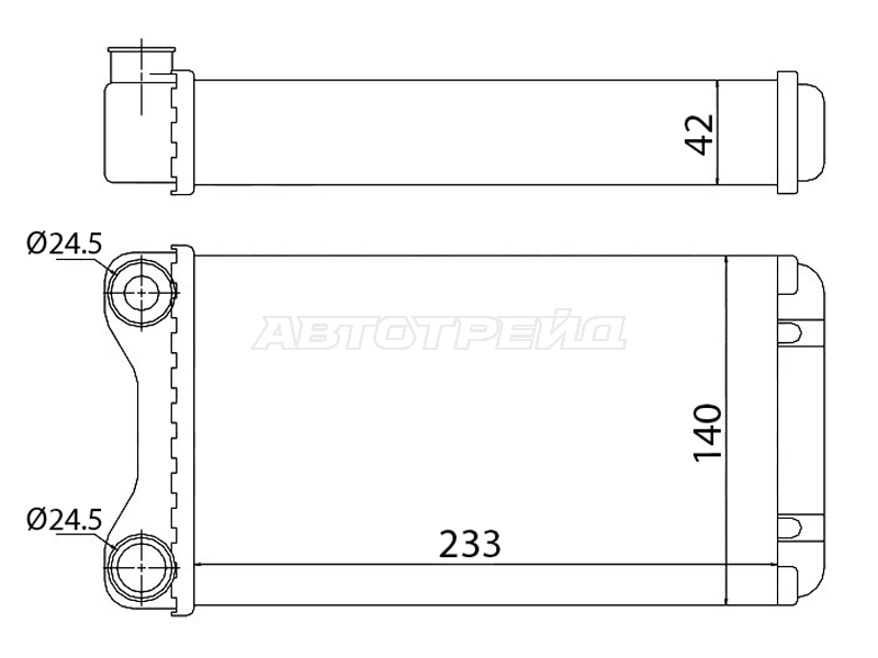 Радиатор отопителя салона Audi A4 00-15 / A5 07-11