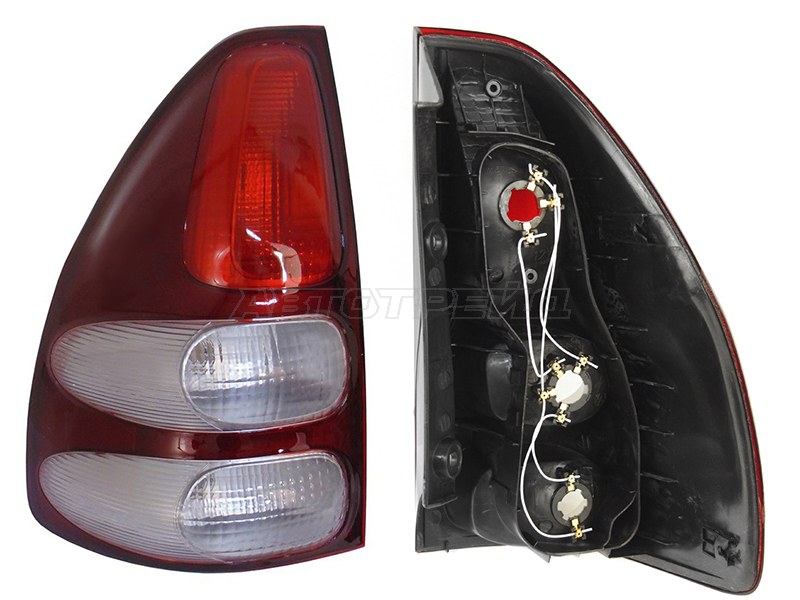 Фонарь задний Toyota Land Cruiser Prado (J120) 02-09 (Слева)
