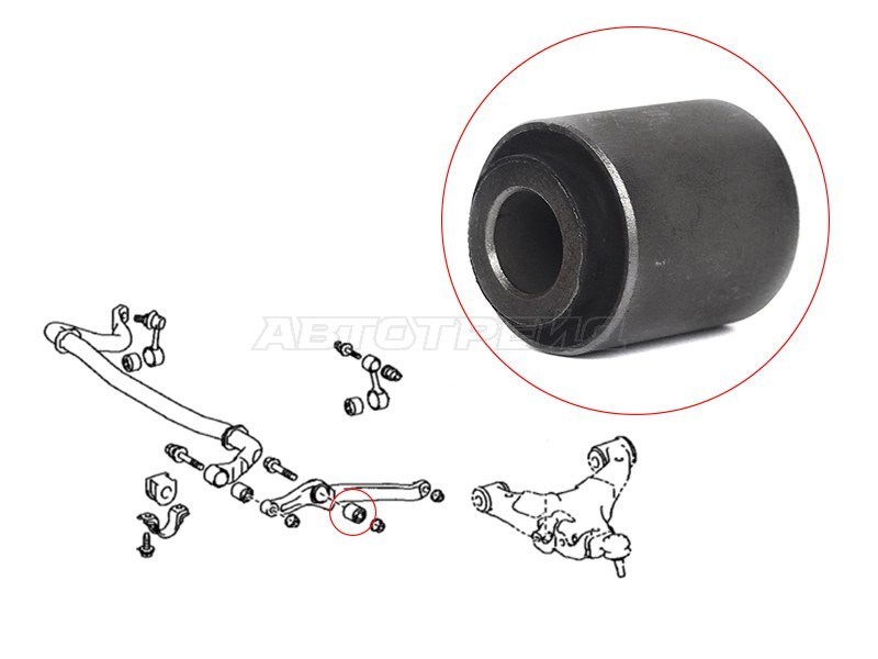 Сайлентблок Toyota Land Cruiser (J200) 07-21 (Слева)