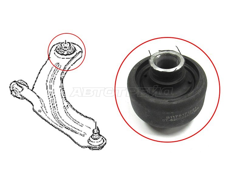 Сайлентблок Nissan Juke 10-20 / Murano 07-16