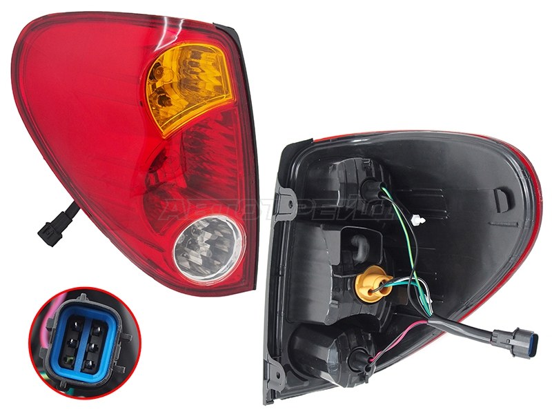 Фонарь задний Mitsubishi L200 07-16 / Triton 06-11 (Слева)
