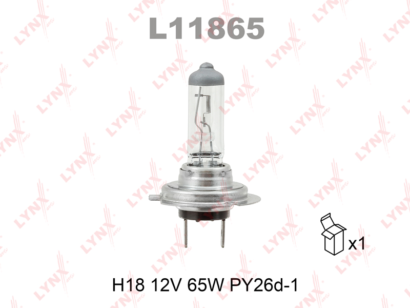 Лампа H18 12V 65W PY26d-1