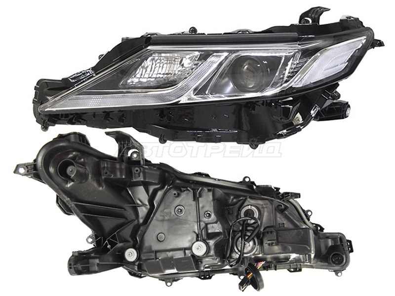 Фара Toyota Camry (XV70) 17-21 (Слева / LED / ДХО / С электрокорректором / 1 полоса)