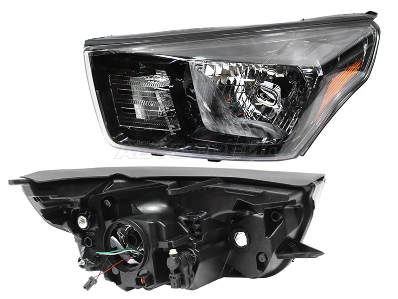 Фара SsangYong Actyon Sports 12-16 / Korando Sports 12- (Слева / Галоген / С электрокорректором)