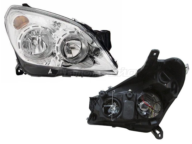 Фара Opel Astra 06-13 / Astra Family 11-14 (Справа / Галоген / С электрокорректором)