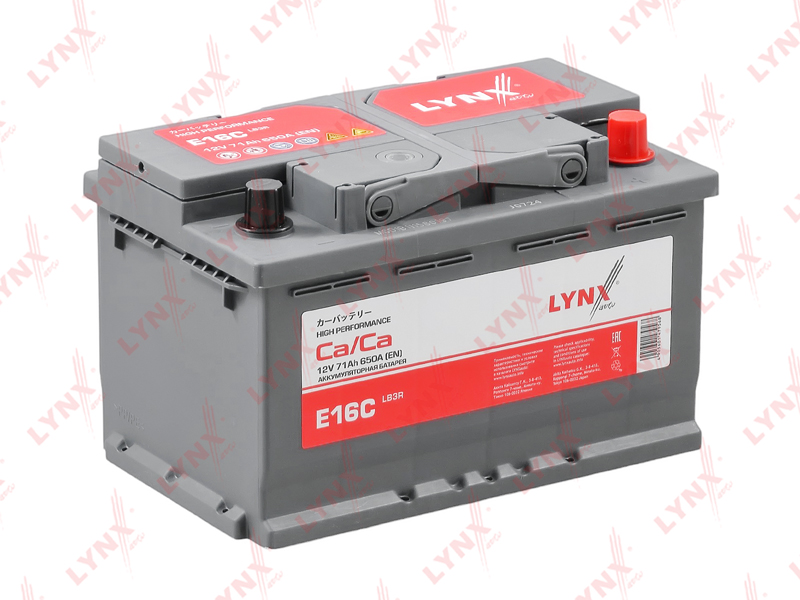 Аккумулятор LB3R, 71 Ah, 650 A, обратная, 275X174X174 ETN 57113R