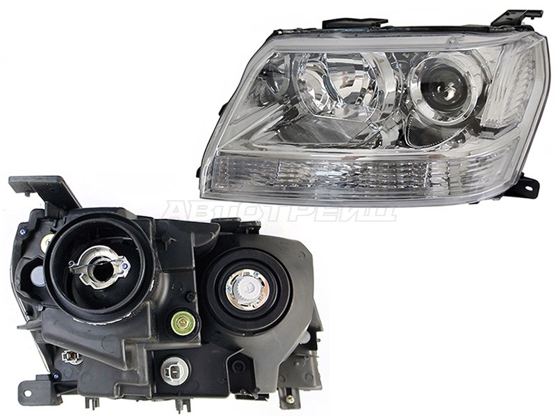 Фара Suzuki Escudo 05-17 / Grand Vitara 05-16 (Слева / Галоген / Ручная регулировка / 5D)