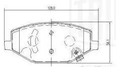 Колодки тормозные для а/м Geely Coolray (20-) диск. перед. · перед