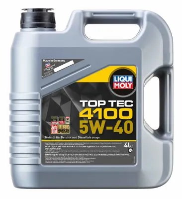 5W-40 Top Tec 4100, 4л (НС-синт.мотор.масло)