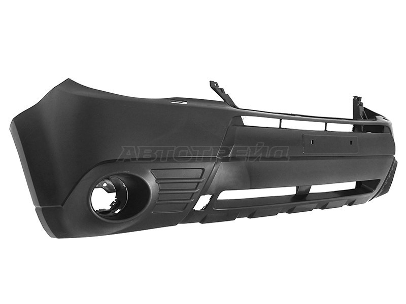 Бампер передний Subaru Forester 07-13 (Под омыватели фар / Под ПТФ)