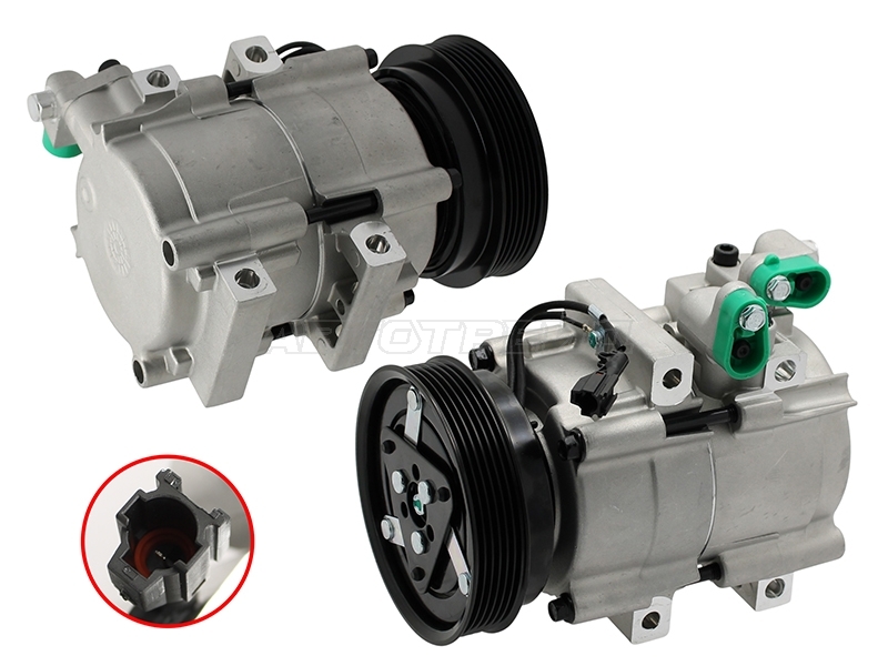 Компрессор кондиционера Hyundai Elantra 00-09 / Santa Fe 00-06