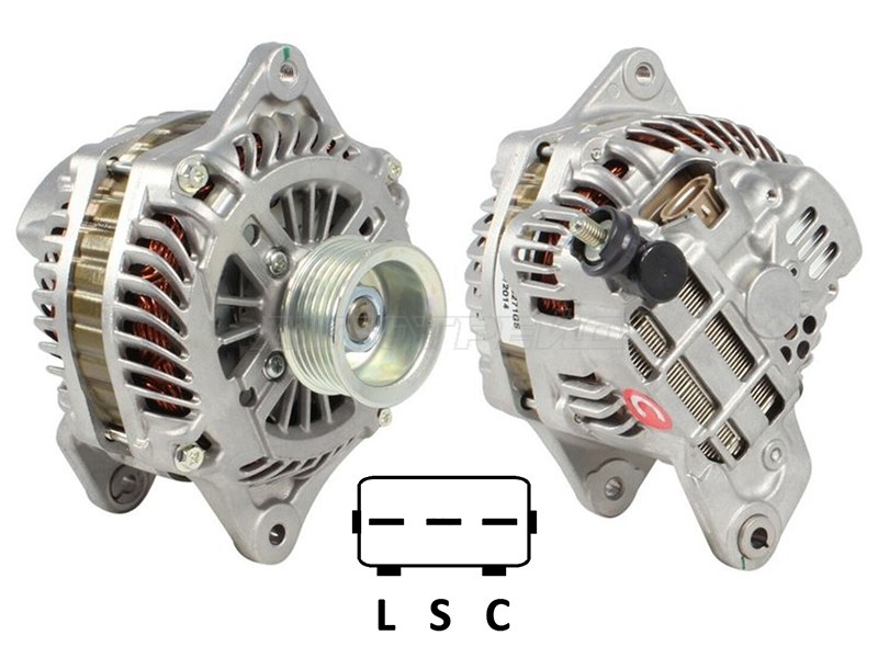 Генератор Subaru Legacy 98-09 / Outback 03-09 (EJ30D / EZ30 12V 110A)