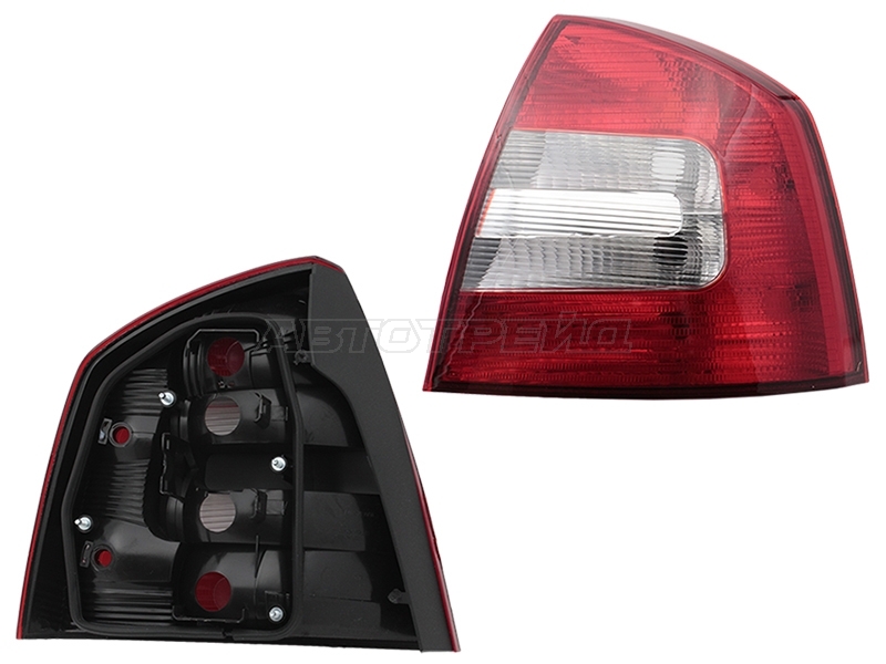 Фонарь задний Skoda Octavia 08-13 (Справа / 4D SED)