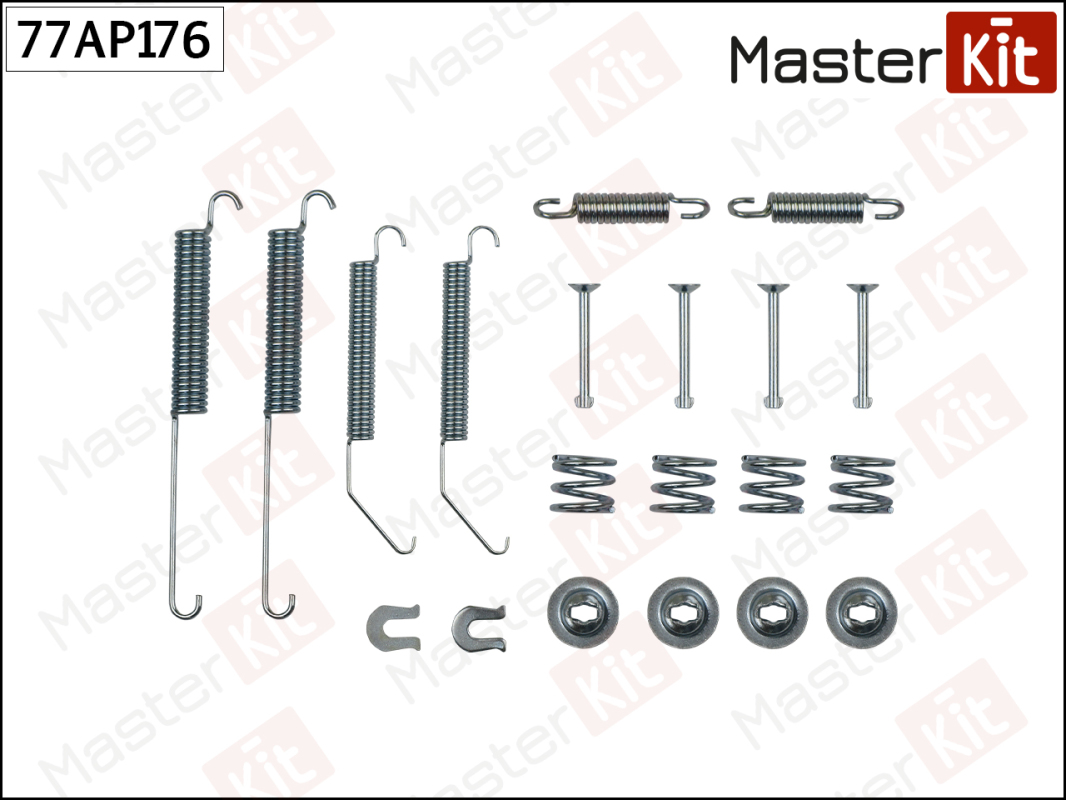 Master KiT 77AP176 — Ремкомплект крепления тормозных колодок
