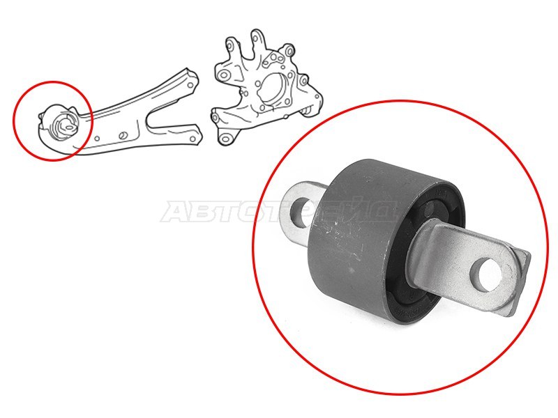 Сайлентблок рычага Lexus RX 03-15 / Toyota Harrier 03-13